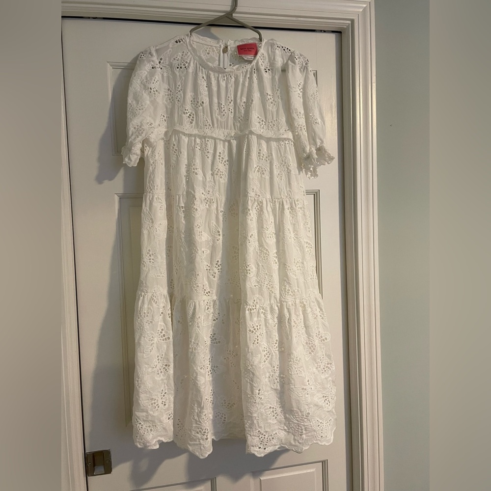 Kate Spade eyelet white dress